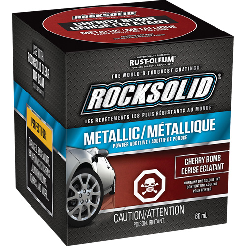 RockSolid&reg; Metallic Powder Additive, 60 mL, Bottle, Cherry Bomb Solutions industrielles ALPHA