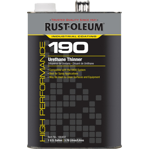 190 Urethane Thinner, Gallon, 1 gal. Solutions industrielles ALPHA