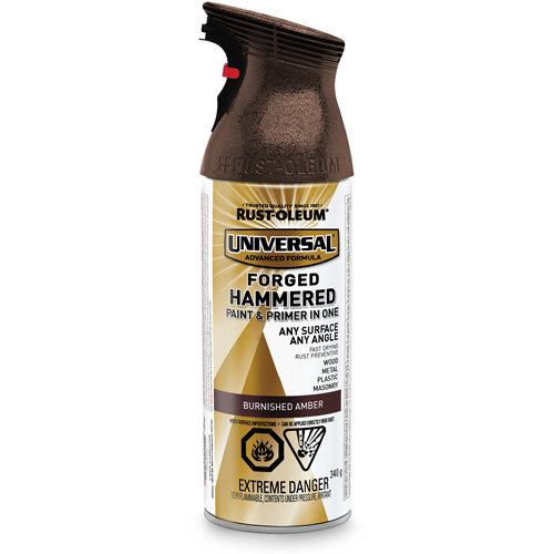 Universal&reg; Paint & Primer In One, Burnished Amber, Hammered, Aerosol Can Solutions industrielles ALPHA