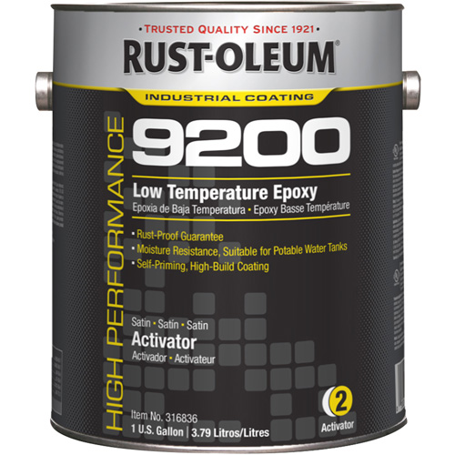 Activateur &agrave; basse temp&eacute;rature pour &eacute;poxy du syst&egrave;me 9200, Gallon Solutions industrielles ALPHA