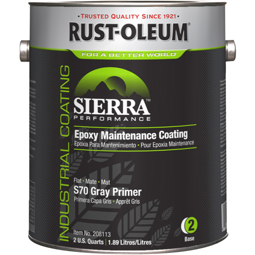 Sierra Performance S70/S71 Water-Based Epoxy Acrylic Primer, Gallon, Grey Solutions industrielles ALPHA