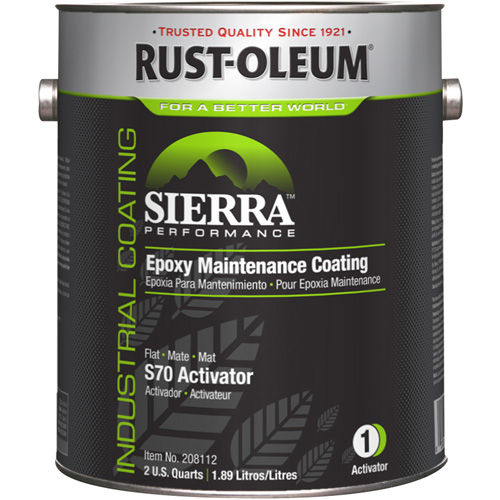 Sierra Performance S70/S71 Water-Based Epoxy Acrylic Primer Activator, Gallon, White Solutions industrielles ALPHA