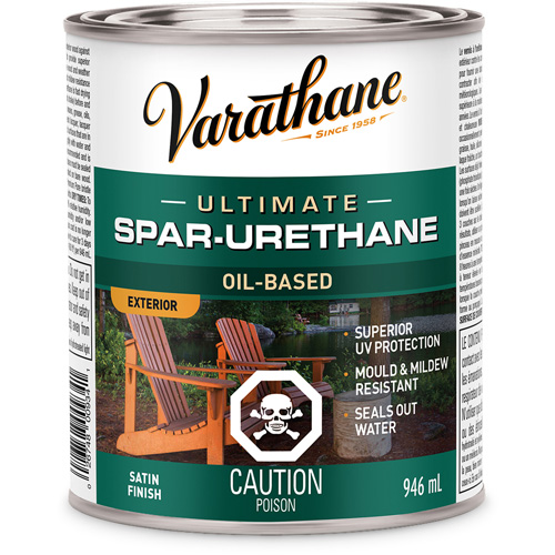 Rev&ecirc;tement &agrave; fini diamant pour bois Varathane, 946 ml, Transparent, Satin Solutions industrielles ALPHA