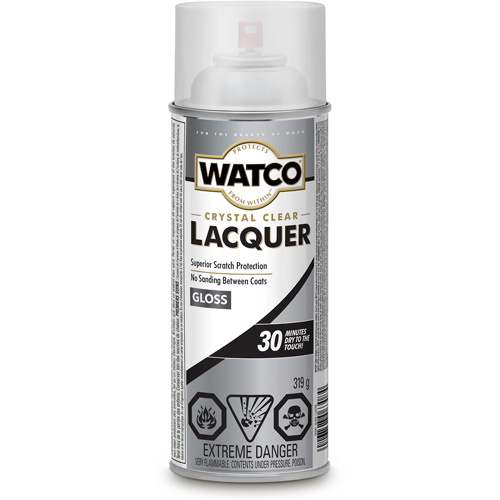 Laque pour bois Watco, 319 g, Transparent, Brillant Solutions industrielles ALPHA