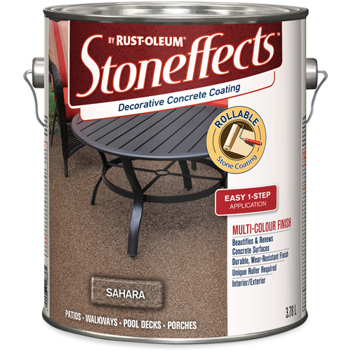 Rev&ecirc;tement de b&eacute;ton d&eacute;coratif Stoneffects, 3,78 L, Textur&eacute;, Beige Solutions industrielles ALPHA