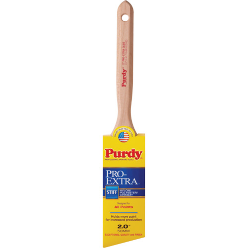 Pro-Extra Glide Paint Brush, Blended Material, Wood Handle, 2" Width Solutions industrielles ALPHA