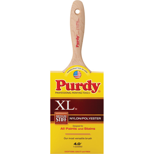 XL Sprig Paint Brush, Poly/Nylon, Wood Handle, 4" Width Solutions industrielles ALPHA