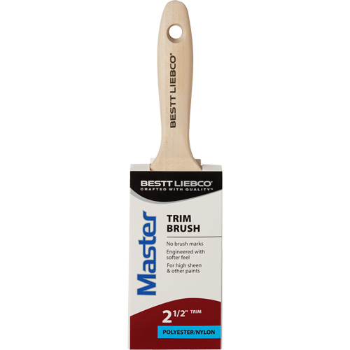 Pinceau pour garnitures Master, Poly/nylon, Manche Bois, Largeur de 2-1/2" Solutions industrielles ALPHA