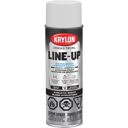 Industrial LINE-UP Athletic Field Striping Aerosol Paint, White, 18 oz., Aerosol Can Solutions industrielles ALPHA