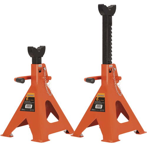 856A B&eacute;quilles de cric, Poign&eacute;e/rochet verrouillable, Capacit&eacute; de 6 tonne(s), 15-1/2" - 24" h Solutions industrielles ALPHA