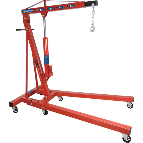 Grues d'atelier escamotables de 2 tonnes, Capacit&eacute; 4000 lb (2 tonnes) Solutions industrielles ALPHA
