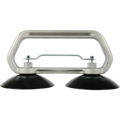 Appareils &agrave; ventouses - Ventouse double industrielle, 75 lb Capacit&eacute;, 5", Barre &agrave; tirer, 10" Longueur de la manche Solutions industrielles ALPHA