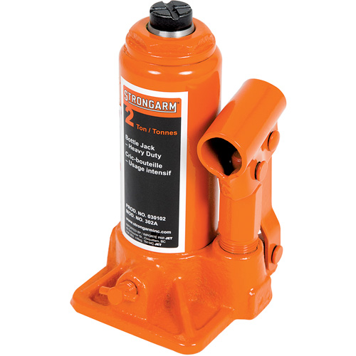 302A Cric-bouteille, 2 tonnes, Hydraulique &agrave; main, 12-1/2" Hauteur &eacute;lev&eacute;e Solutions industrielles ALPHA