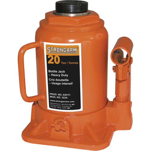 322A Bottle Jack, 20 Ton(s), 14-3/4" Raised Height Solutions industrielles ALPHA