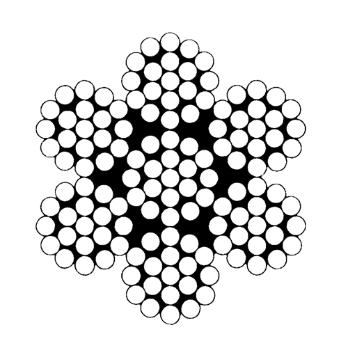 C&acirc;bles d'a&eacute;ronefs, 500' (152,4 m) x 3/32", 1000 lb (0,5 tonne), Galvanis&eacute; Solutions industrielles ALPHA