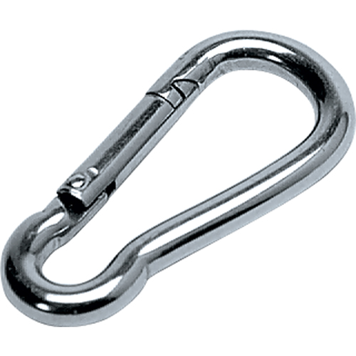 Zinc Plated Snap Hook, 770 lbs. (0.385 tons) Working Load Limit, 3/8" Size, 5/8" Eye Solutions industrielles ALPHA