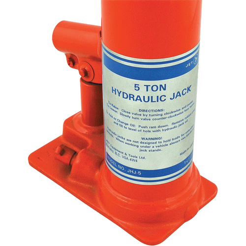 JHJ-5 Super Heavy-Duty Bottle Jack, 5 Ton(s), 15-3/8" Raised Height Solutions industrielles ALPHA