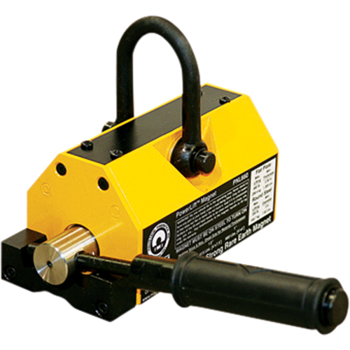 Powerlift&reg; Magnets, 250 lbs. (0.125 tons) Holding Cap., 5" L x 2-5/8" W x 6-5/8" H Solutions industrielles ALPHA