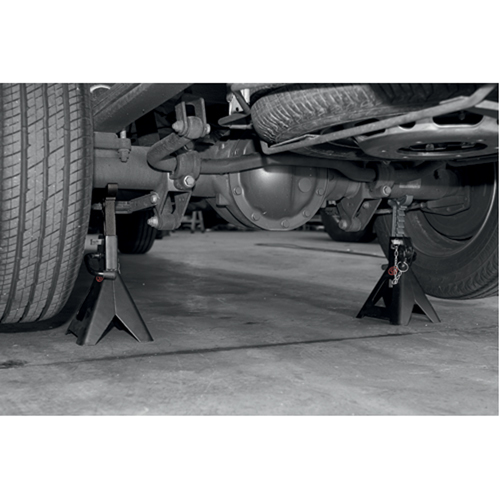 Jack Stands, Locking Pin, 3 tons Capacity, 11-4/5" - 17-9/10" H Solutions industrielles ALPHA