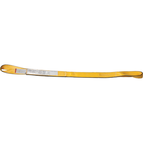 Nylon Slings, Single Ply, Twisted Eye, Type 4, 4" W x 3' L, 6200 lbs. Vertical Load Limit Solutions industrielles ALPHA
