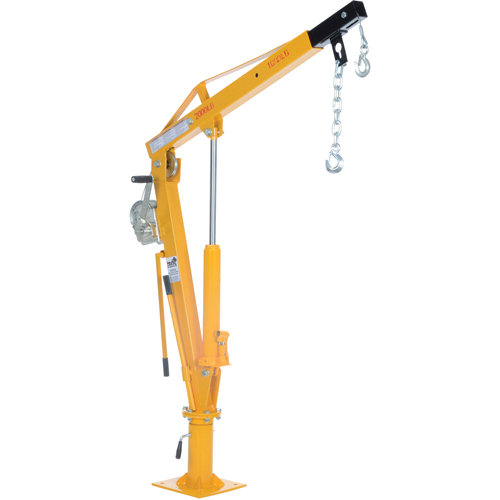 Grue &agrave; fl&egrave;che pour camion actionn&eacute;e par treuil, Capacit&eacute; de 1000 lb (0,5 tonne), Limite de 86-1/2" Solutions industrielles ALPHA