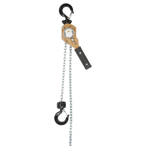 Heavy Duty Gold Series Lever Chain Hoist, 10' Lift, 500 lbs. (0.25 tons) Capacity, Alloy Steel Chain Solutions industrielles ALPHA