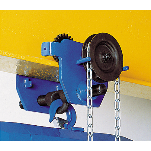 Chariot &agrave; avanc&eacute;e par chaîne Corso, 2000 lb (1 tonne) Capacit&eacute;, 2-1/3" - 8-2/3" Solutions industrielles ALPHA