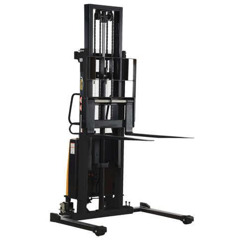 Fork Lift Stacker, Electric Operated, 2000 lbs. Capacity, 118" Max Lift Solutions industrielles ALPHA