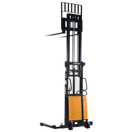 Fork Lift Stacker, Electric Operated, 2000 lbs. Capacity, 118" Max Lift Solutions industrielles ALPHA