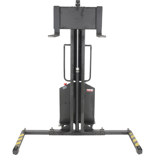 Narrow Mast Powered Lift Stacker, Electric Operated, 1000 lbs. Capacity, 63" Max Lift Solutions industrielles ALPHA
