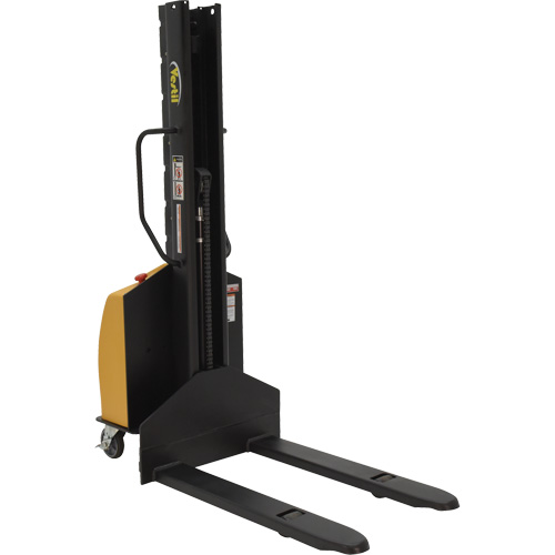 Narrow Mast Powered Lift Stacker, Electric Operated, 1000 lbs. Capacity, 63" Max Lift Solutions industrielles ALPHA
