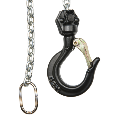 Mini Lever Hoist, 5' Lift, 1100 lbs. (0.55 tons) Capacity, Zinc Plated Chain Solutions industrielles ALPHA
