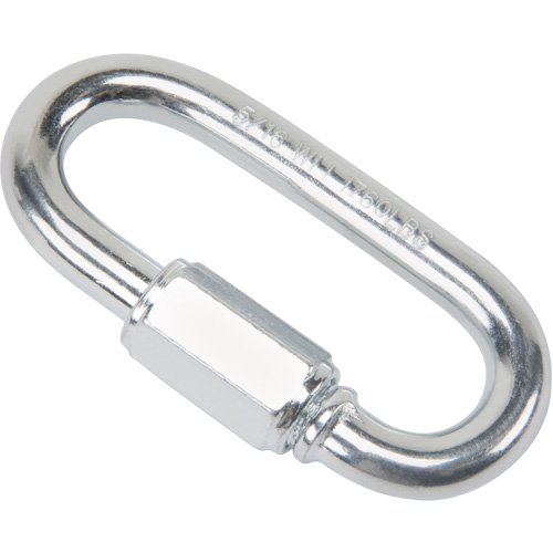 Maillon rapide zingu&eacute;, 1760 lb (0,88 tonne), 5/16" Solutions industrielles ALPHA