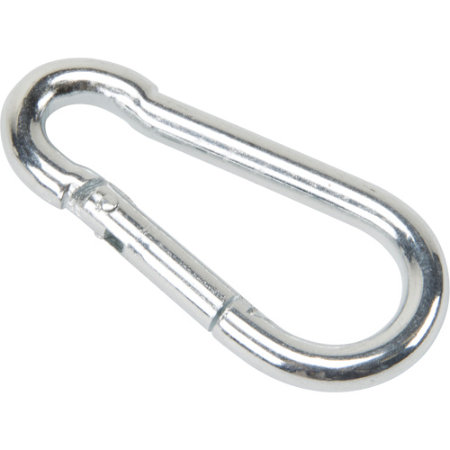 Zinc Plated Snap Hook, 220 lbs (0.11 tons) Working Load Limit, 3/16" Size, 5/16" Eye Solutions industrielles ALPHA
