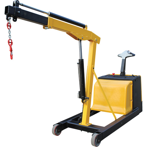 Grue d'atelier &eacute;lectrique, Lev&eacute;e 8,8', 1500 lb (0,75 tonne), 44-1/4" bras, 62-1/4" ha Solutions industrielles ALPHA