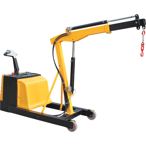 Grue d'atelier &eacute;lectrique, Lev&eacute;e 8,8', 1500 lb (0,75 tonne), 44-1/4" bras, 62-1/4" ha Solutions industrielles ALPHA