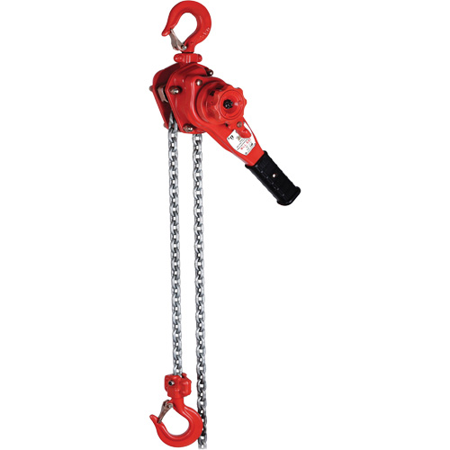 Palan &agrave; levier de s&eacute;rie Super VQ, Lev&eacute;e 10', Cabacit&eacute; 2200 lb (1,1 tonne), Chaîne en Alliage calibre 100 Solutions industrielles ALPHA