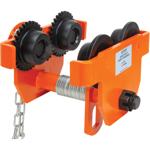 Chariot r&eacute;glable avec plaques de s&eacute;curit&eacute;, 1000 lb (0,5 tonne) Capacit&eacute;, 2-5/16" - 4-14/16" Solutions industrielles ALPHA