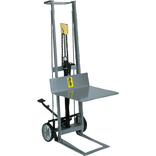 Hydraulic Platform Lift Stacker, Foot Pump Operated, 400 lbs. Capacity, 40" Max Lift Solutions industrielles ALPHA