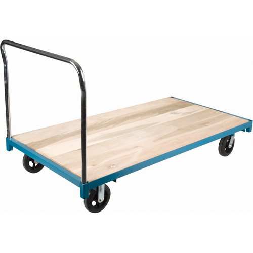 Heavy-Duty Platform Truck, 72" L x 36" W, 2000 lbs. Capacity, Rubber Casters Solutions industrielles ALPHA