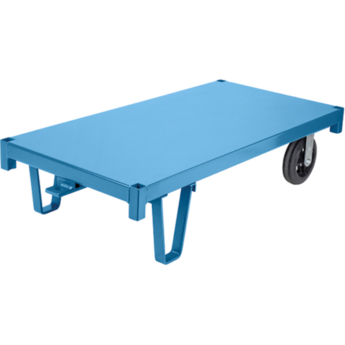 Plateformes sp&eacute;cialis&eacute;es - Plateformes semi-mobiles, 48" lo x 24" la x Capacit&eacute; 2000 lb, Roues en Caoutchouc Solutions industrielles ALPHA