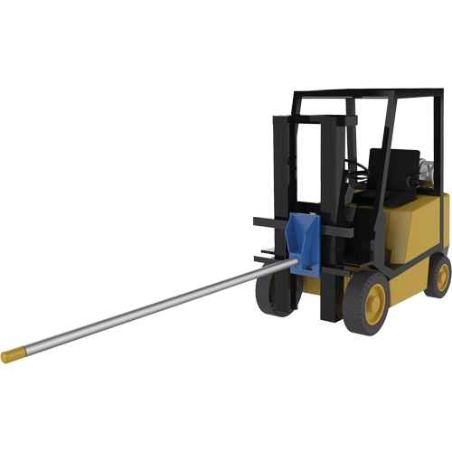 Fl&egrave;che de chariot &eacute;l&eacute;vateur pour tapis, 108-1/2" longueur, Install&eacute; sur tablier, Capacit&eacute; de 2500 lb Solutions industrielles ALPHA