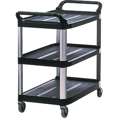 Chariot utilitaire, 3 tiers, 20" x 37" x 33-5/8", Capacit&eacute; 300 lb Solutions industrielles ALPHA