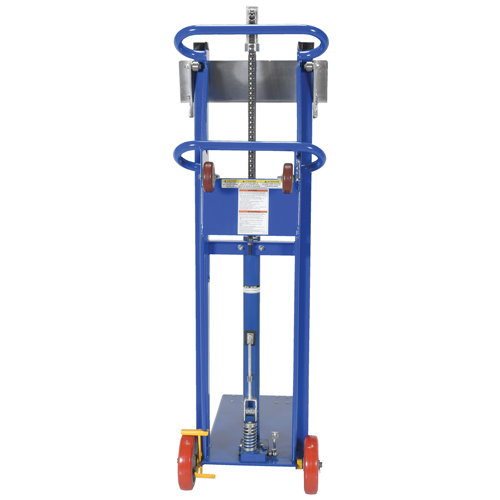 Gerbeur &agrave; plateforme hydraulique, M&eacute;canisme Pompe au pied, Capacit&eacute; de 750 lb, Levage max de 52" Solutions industrielles ALPHA