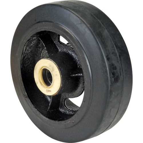 Roues en caoutchouc, 6" (152 mm) dia. x 2" (51 mm) la, Capacit&eacute; de 550 lb (249 kg) Solutions industrielles ALPHA