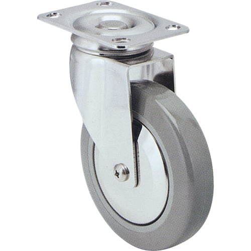 Caster, Swivel with Brake, 3" (76 mm), Nylon, 250 lbs. (113 kg.) Solutions industrielles ALPHA