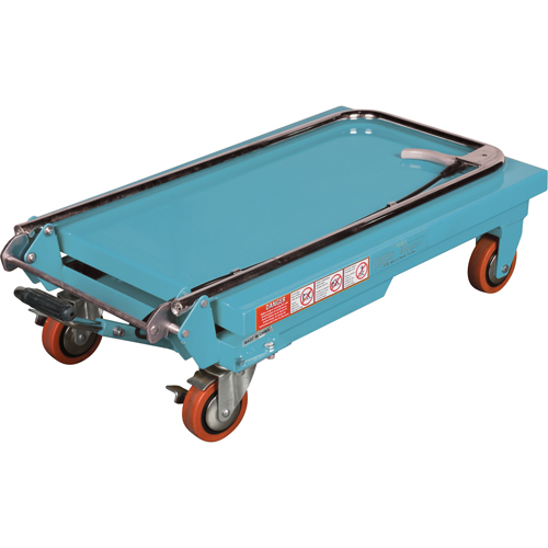 Heavy-Duty Hydraulic Scissor Lift Table, 27-1/2" L x 17-3/4" W, Steel, 330 lbs. Capacity Solutions industrielles ALPHA