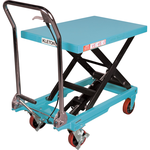 Heavy-Duty Hydraulic Scissor Lift Table, 32" L x 19-3/4" W, Steel, 660 lbs. Capacity Solutions industrielles ALPHA