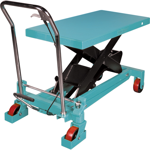 Heavy-Duty Hydraulic Scissor Lift Table, 40" L x 20-1/8" W, Steel, 2200 lbs. Capacity Solutions industrielles ALPHA