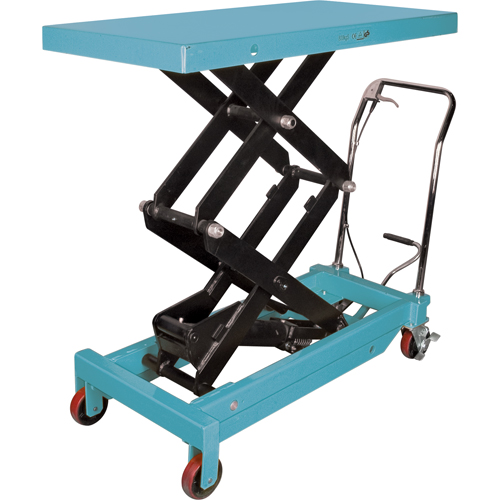 Heavy-Duty Hydraulic Scissor Lift Table, 48" L x 24" W, Steel, 1545 lbs. Capacity Solutions industrielles ALPHA